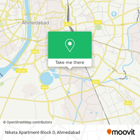 Niketa Apartment-Block D map