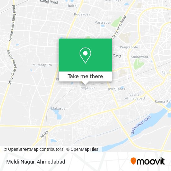 Meldi Nagar map