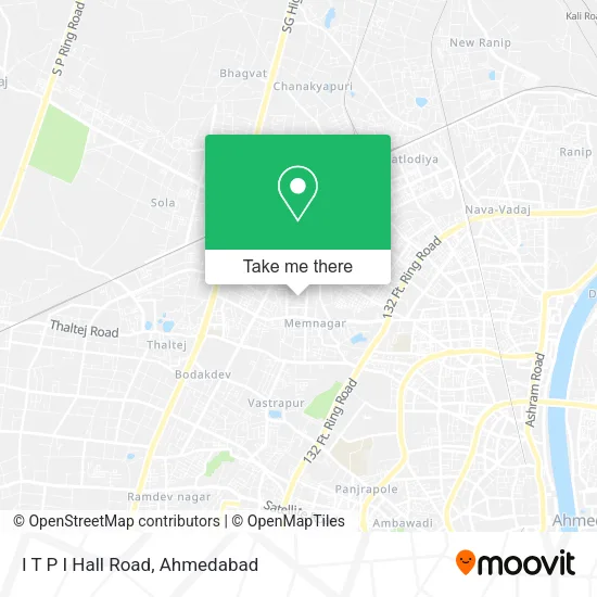 I T P I Hall Road map