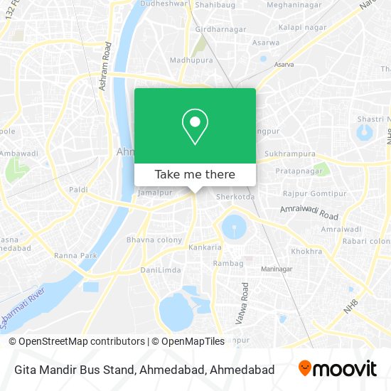 Gita Mandir Bus Stand, Ahmedabad map