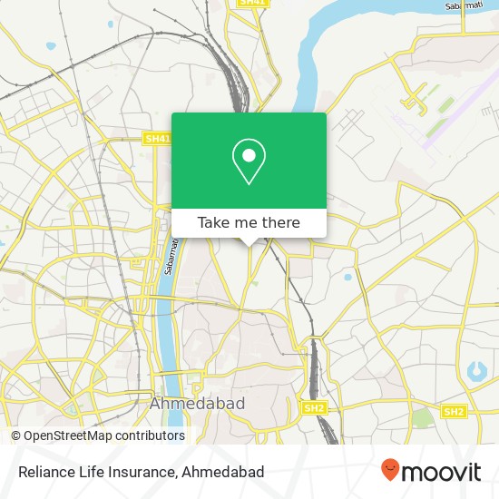 Reliance Life Insurance map