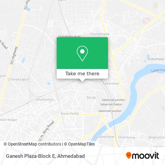 Ganesh Plaza-Block E map