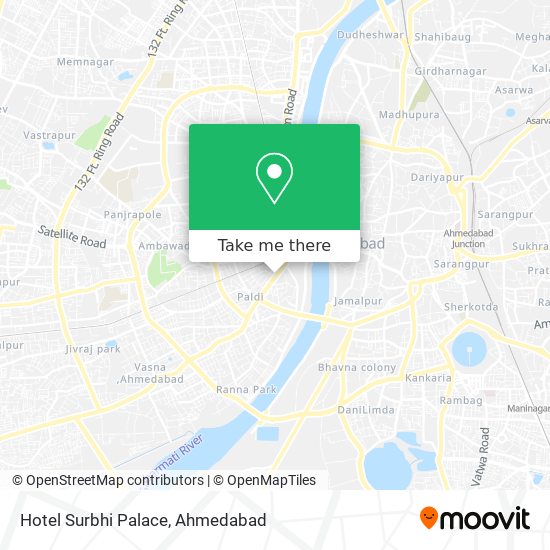 Hotel Surbhi Palace map