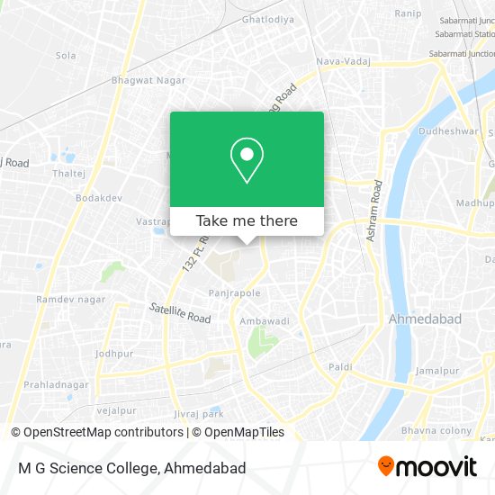 M G Science College map