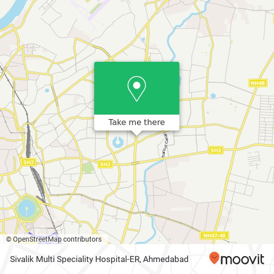 Sivalik Multi Speciality Hospital-ER map