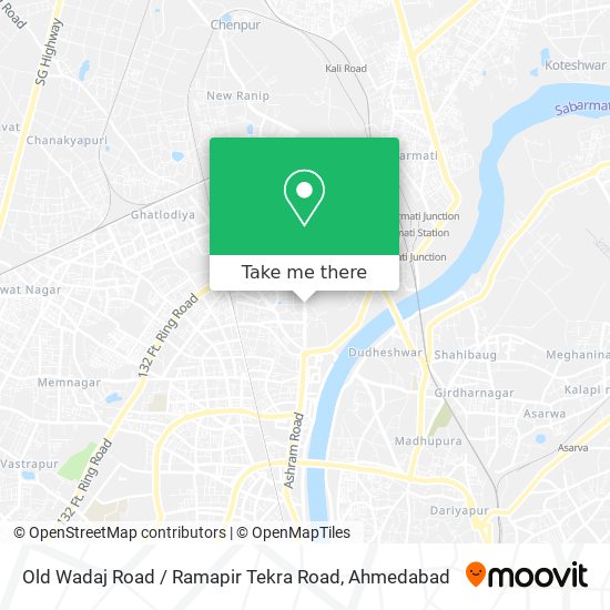 Old Wadaj Road / Ramapir Tekra Road map