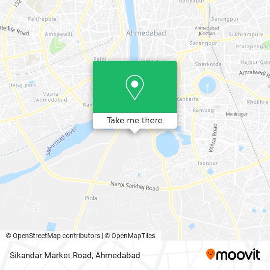 Sikandar Market Road map