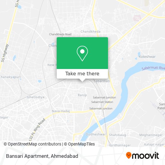 Bansari Apartment map