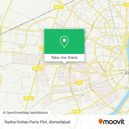 Radha Kishan Party Plot map