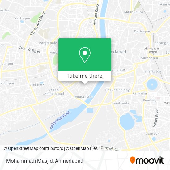 Mohammadi Masjid map