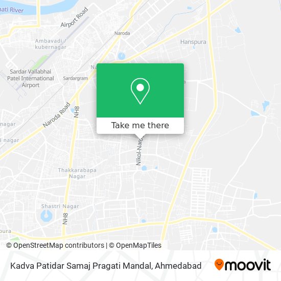 Kadva Patidar Samaj Pragati Mandal map