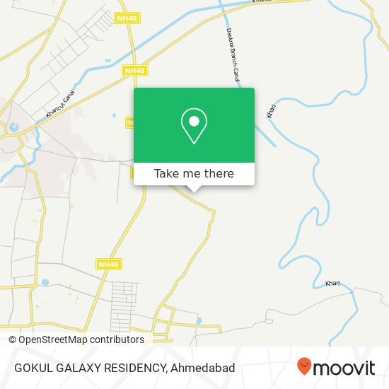 GOKUL GALAXY RESIDENCY map