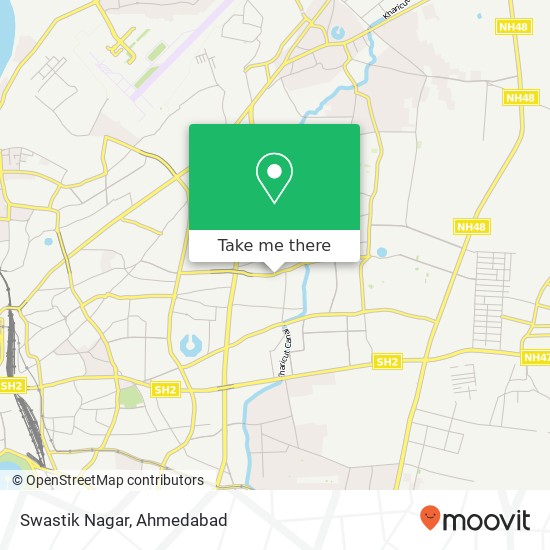 Swastik Nagar map