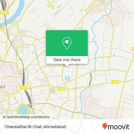 Chandabhai NI Chali map