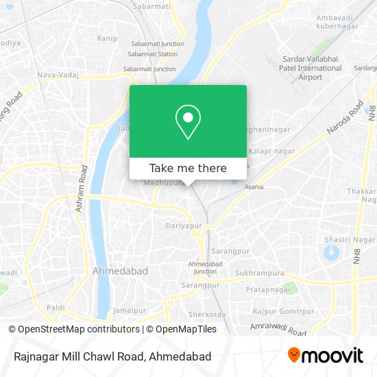 Rajnagar Mill Chawl Road map