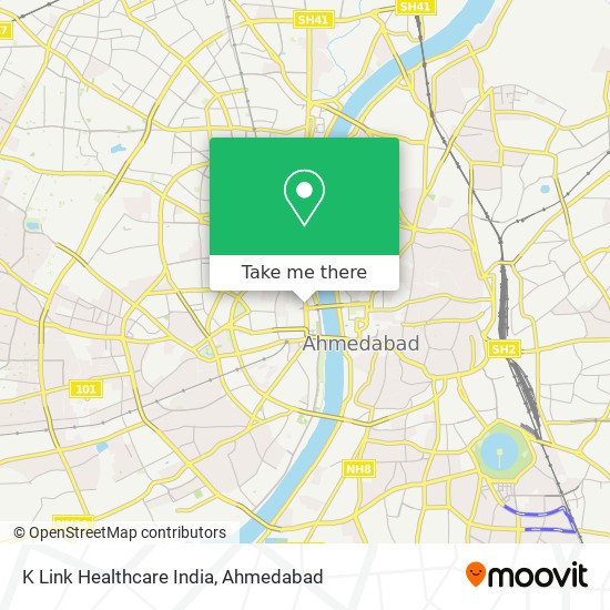 K Link Healthcare India map