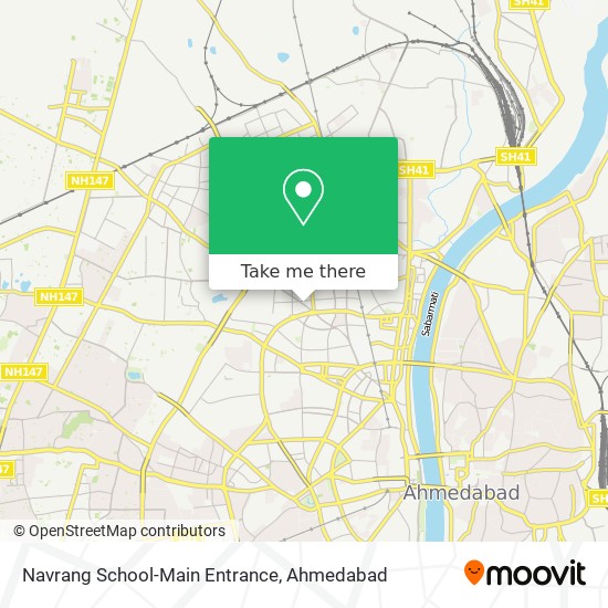 Navrang School-Main Entrance map