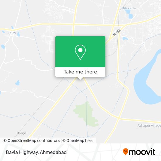 Bavla Highway map