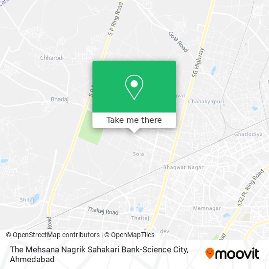 The Mehsana Nagrik Sahakari Bank-Science City map