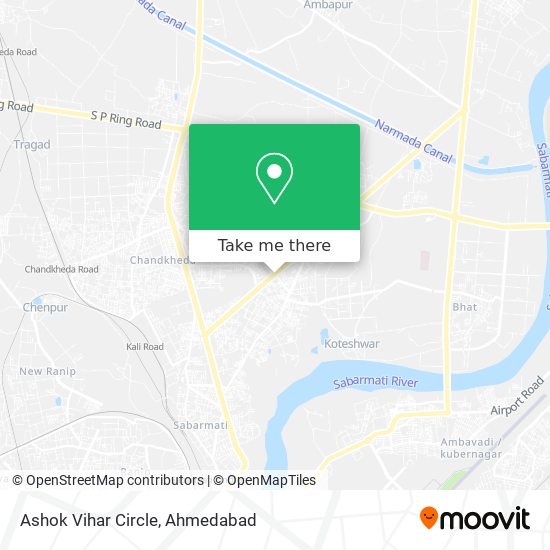 Ashok Vihar Circle map