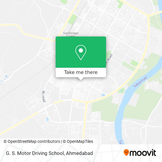 G. S. Motor Driving School map