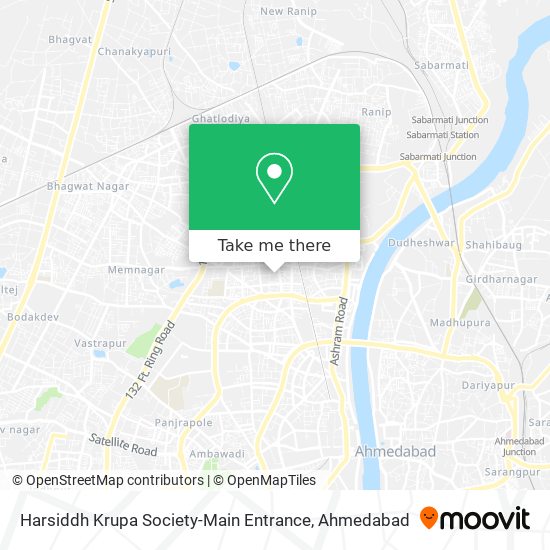 Harsiddh Krupa Society-Main Entrance map