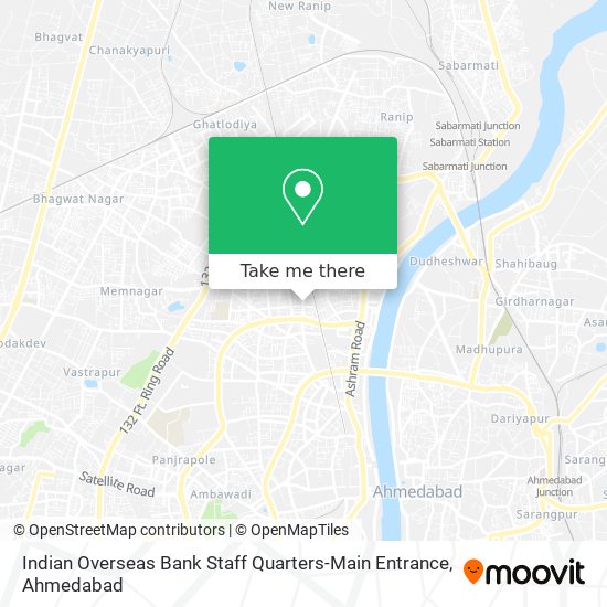 Indian Overseas Bank Staff Quarters-Main Entrance map