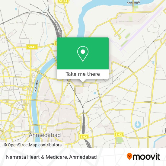 Namrata Heart & Medicare map