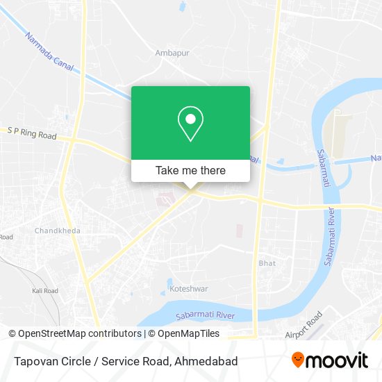 Tapovan Circle / Service Road map