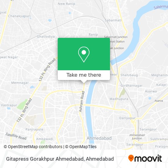 Gitapress Gorakhpur Ahmedabad map