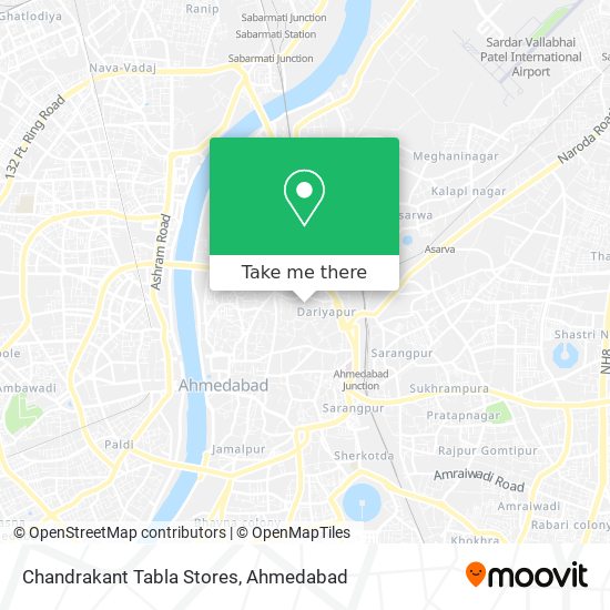 Chandrakant Tabla Stores map