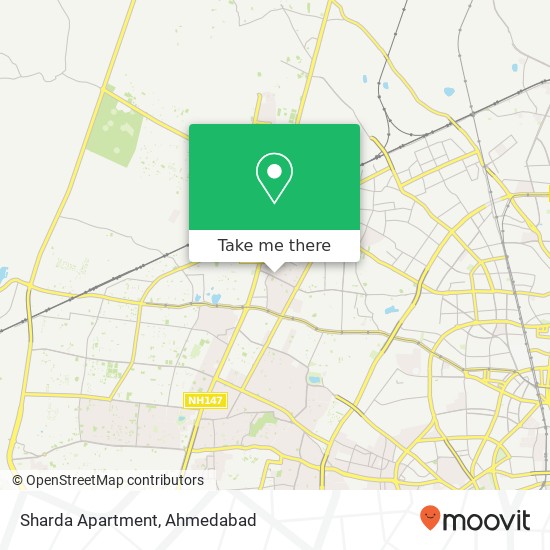 Sharda Apartment map