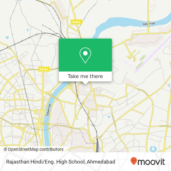 Rajasthan Hindi / Eng. High School map