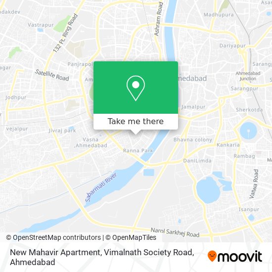 New Mahavir Apartment, Vimalnath Society Road map