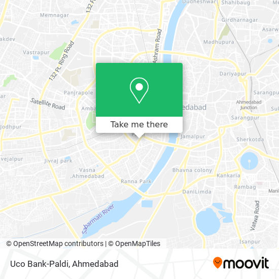 Uco Bank-Paldi map