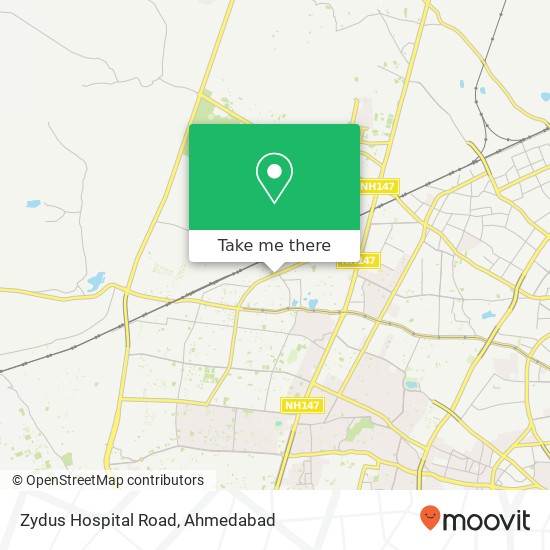 Zydus Hospital Road map