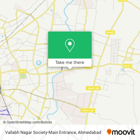 Vallabh Nagar Society-Main Entrance map