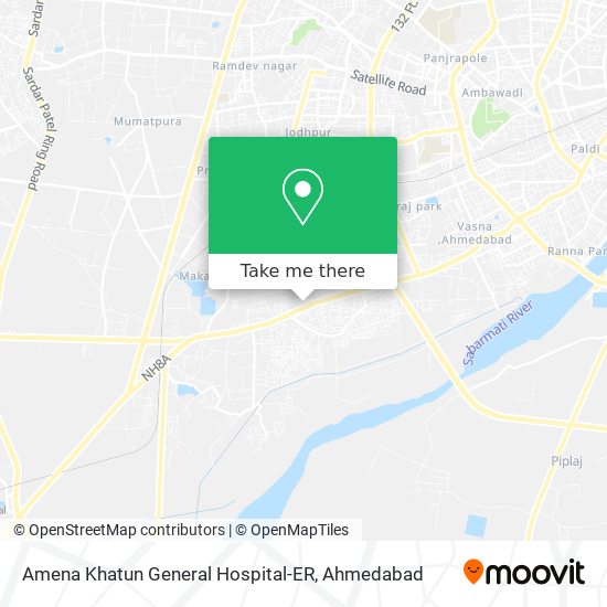 Amena Khatun General Hospital-ER map