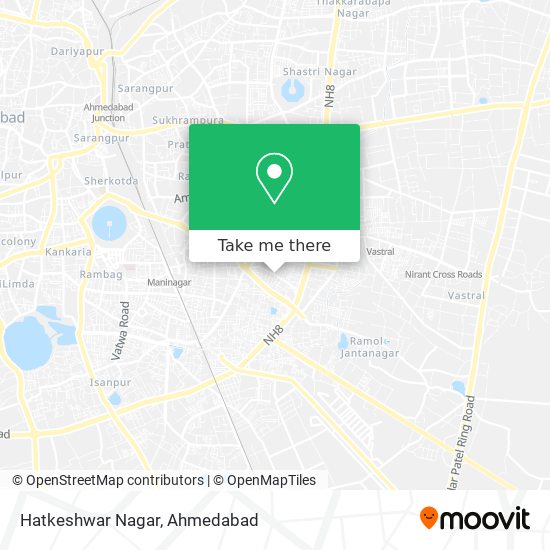 Hatkeshwar Nagar map