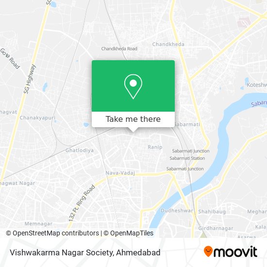 Vishwakarma Nagar Society map
