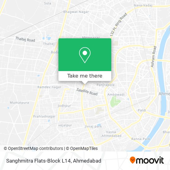 Sanghmitra Flats-Block L14 map