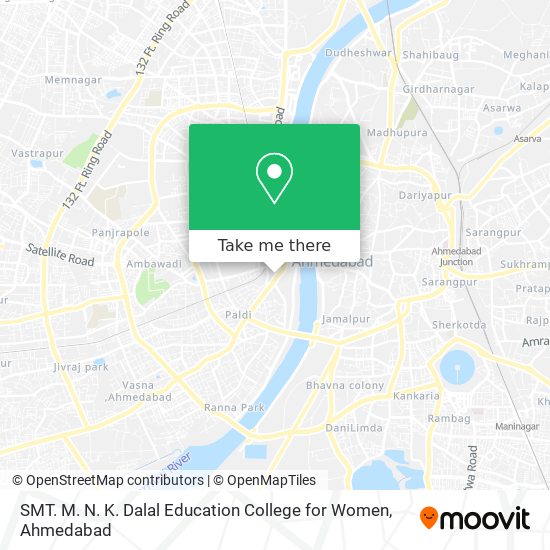 SMT. M. N. K. Dalal Education College for Women map