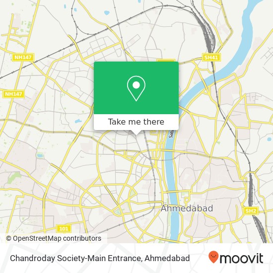Chandroday Society-Main Entrance map