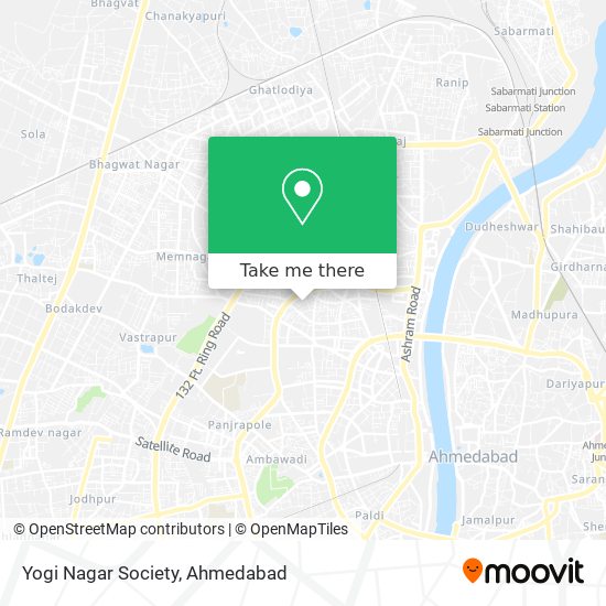 Yogi Nagar Society map