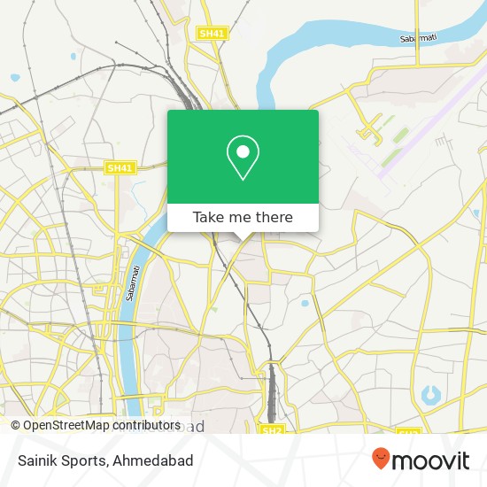 Sainik Sports map