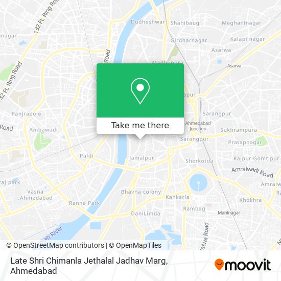 Late Shri Chimanla Jethalal Jadhav Marg map