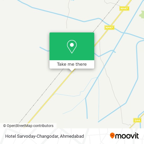 Hotel Sarvoday-Changodar map