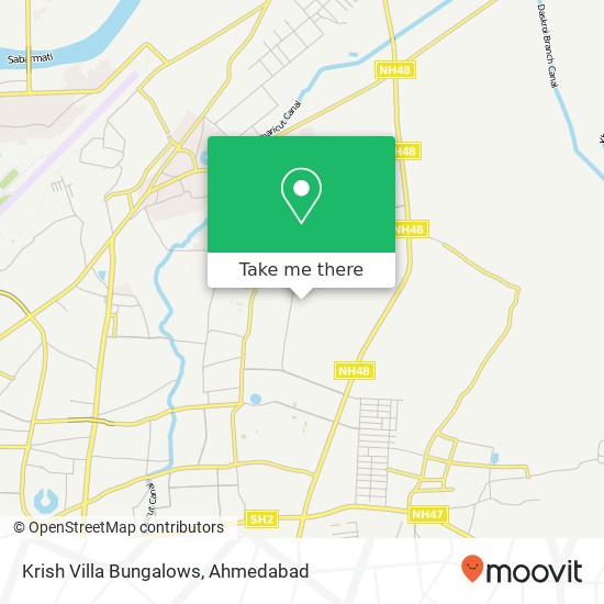 Krish Villa Bungalows map