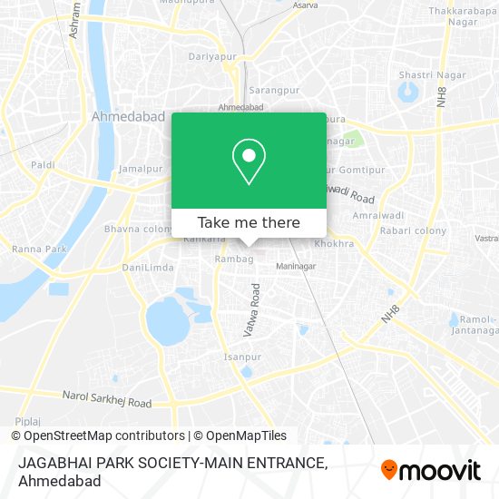 JAGABHAI PARK SOCIETY-MAIN ENTRANCE map