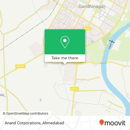 Anand Corporations map